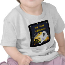 Gullig beställnings- Halloween spöke & vänner Tee
