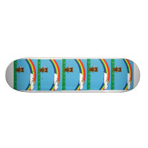 Gullig björnSkateboard