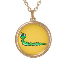 gullig caterpillartecknad halsband