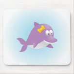 Gullig delfin Mousepad Mus Matta