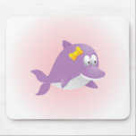 Gullig delfin Mousepad musmattor