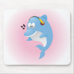 Gullig delfin Mousepad musmattor