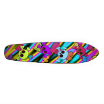 Gullig döskalle skateboard