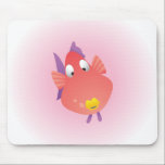 Gullig fisk Mousepad musmattor