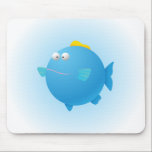 Gullig fisk Mousepad musmattor