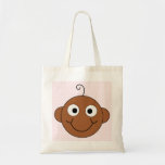 Gullig flicka. Rosakontrollbakgrund Tote Bag