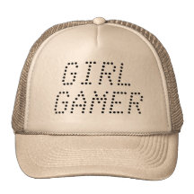 Gullig flickaGamer Trucker Keps