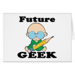 gullig framtida geekvitbebis kort