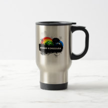 Gullig fruktig Kongofloden Kinshasa Kaffe Muggar
