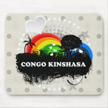 Gullig fruktig Kongofloden Kinshasa Musmattor