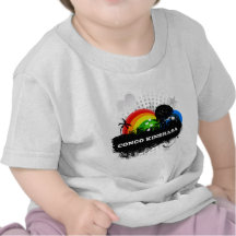 Gullig fruktig Kongofloden Kinshasa T Shirts