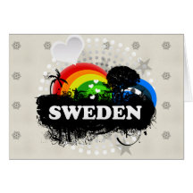 Gullig fruktig sverige kort