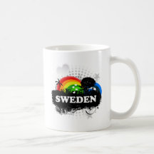 Gullig fruktig sverige mugg