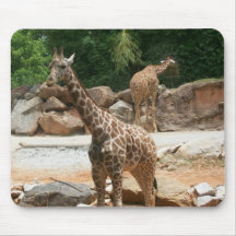 Gullig giraff Mousepad Musmatta