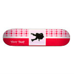 Gullig gitarrist skateboard