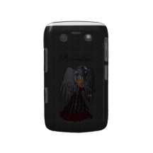 Gullig gotisk ängelblackberry boldpersonlig blackberry fodraler
