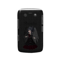 Gullig gotisk ängelblackberry boldpersonlig blackberry bold cover