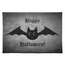 Gullig gotisk Halloween vampyrfladdermöss med stor Bords Underlägg