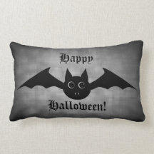 Gullig gotisk Halloween vampyrfladdermöss med stor Kuddar