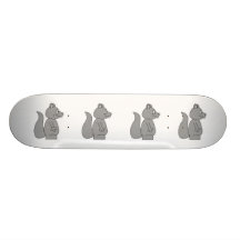 Gullig gråttekorre skate board deck