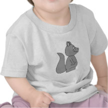 Gullig gråttekorre t-shirt