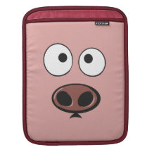 Gullig gris iPad sleeve