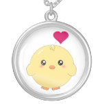 Gullig gul chick halsband