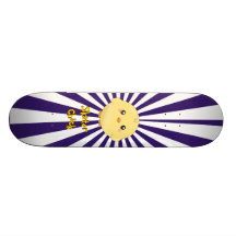 Gullig gul chick skate boards