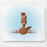 Gullig häst Mousepad musmattor