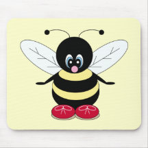 Gullig humla Mousepad Musmattor