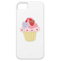 Gullig kärlekmuffin iPhone 5 Case-Mate skal