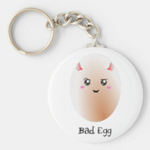 Gullig kawaiirötäggkeychain nyckelring