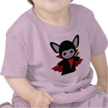 Gullig Lil vampyrfladdermöss T-shirts