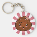 Gullig lite Poop Keychain Nyckel Ringar