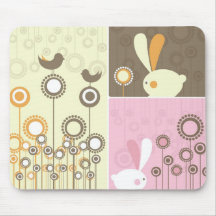 Gullig love birds Mousepad Mus Matta
