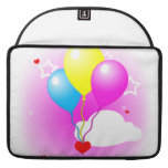 Gullig lycklig Pinkiegrattis på födelsedagenMacBoo Sleeves För MacBook Pro