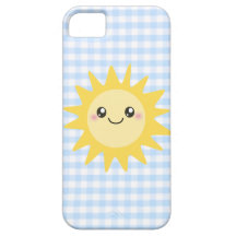 Gullig lycklig sol iPhone 5 cover