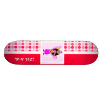 Gullig magdansös skateboard