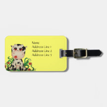 Gullig märkre för babykobagage luggage tags
