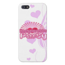 gullig möhippa för rosa hjärtabacheloretteparty iPhone 5 fodraler