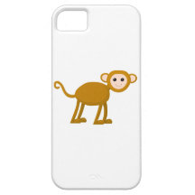 Gullig Monkey. iPhone 5 Skal
