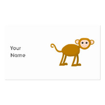 Gullig Monkey. Visit Kort