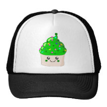 Gullig muffin för grön klöverst patricks day keps
