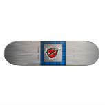 Gullig nyckelpiga; Metall-look Skate Boards