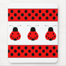 Gullig nyckelpiga Mousepad Mus Matta