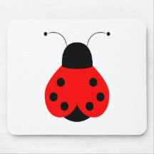 Gullig nyckelpiga Mousepad Mus Mattor