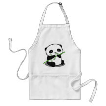 Gullig Panda Förkläden