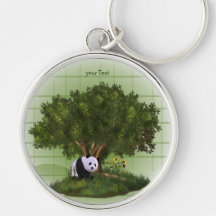 gullig Panda Nyckel Ring