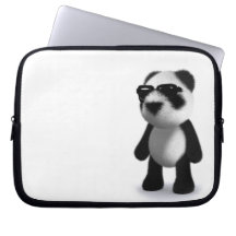 gullig Pandasolglasögon för baby 3d Laptopskydd