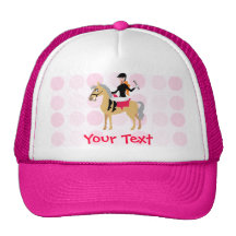 Gullig rid- Girl. Trucker Kepsar
